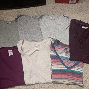 Lot of V Neck Shirts